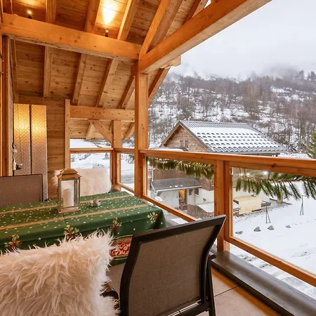 En Triplex Pour 14 Personnes Avec Wifi, Parking Et Terrasse - Fr-1-263-546 Chalet Valloire